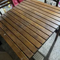 میز و صندلی چوبی|میز و صندلی غذاخوری|دزفول, |دیوار