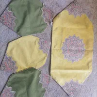 رومیزی مخمل|پرده، رانر، رومیزی|اصفهان, شیخ اشراق|دیوار