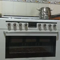 اجاق گاز پنج شعله کاملا سالم ،کارکرده