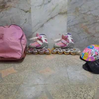 اسکیت صورتی دخترانه|دوچرخه، اسکیت، اسکوتر|بجنورد, |دیوار