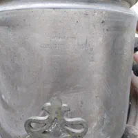 تنه سماور عتیق روس مزین به تصویر نیکلاونوشته روسی|کلکسیون اشیاء عتیقه|تبریز, |دیوار