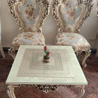 مبل سلطنتی ۷ نفره و غذاخوری ۶ نفره|مبلمان خانگی و میز عسلی|اسکو, |دیوار