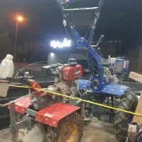 خدمات شخم زنی. باغ وباغچه با تیلر