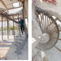 پله مدرن پله گرد پله معلق پله باکسی دوبلکسی پیچ|خدمات پیشه و مهارت|هشتگرد, طاووسیه|دیوار