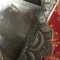 سرویس چینی ۱۲ نفره و سینی استیل|ظروف سرو و پذیرایی|تهران, خاوران|دیوار