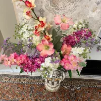 گلدان با گل|گل مصنوعی|تهران, شکوفه|دیوار