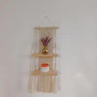 اویز .شلف مکرومه|صنایع دستی و سایر لوازم تزئینی|عطاملک, |دیوار