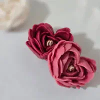 شمع رز قلبی