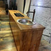 کابینت ام دی اف طرح چوب