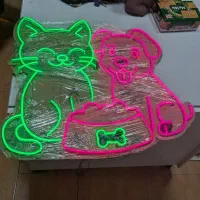 نئون طرح پت شاپ