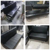 *مبل گیم نت نیمکت فلزی مبل رستورانی کافی شاپ پاف*
