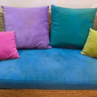 فروش مبل نیم ست حصیری|مبلمان خانگی و میز عسلی|بندر ماهشهر, |دیوار