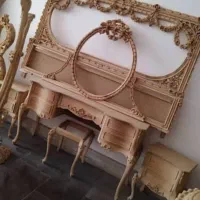 تولید انواع سرویس خواب چوبی|تخت و سرویس خواب|قم, کاسه گران|دیوار