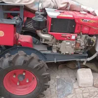 تیلر مزرعه ۱۴ اسی استارتی صفر با ادوات