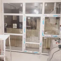 درب و پنجره دوجداره upvc آلمینیوم توری