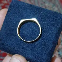 انگشتر طلا استفاده نشده نو