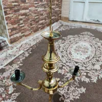 لوستر برنجی|لوستر و چراغ آویز|تهران, شمیران‌نو|دیوار