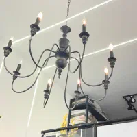 لوستر فلزی مشکی تایوانی