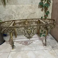 جلومبلی ودوعددعسلی  برنز بارویه سنگ|مبلمان خانگی و میز عسلی|تهران, سعادت‌آباد|دیوار