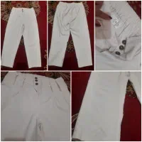 شلوار مام کتان نو سایز 48