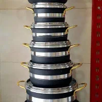 سرویس۱۴ پارچه چدن نو زنبوری و گرانیت