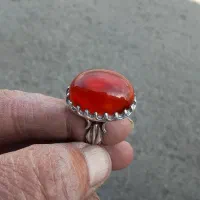 انگشتری دست ساز عقیق یمن قدیم