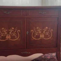 کنسول قدیمی چوب راش خیلی تمیز