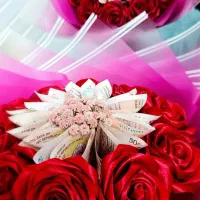 دسته گل‌،باکس گل،دسته گل پول