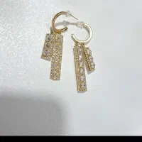 گوشواره آنجلیا خارجی،ساعت نقره‌ای و نیم ست مجلسی|زیورآلات و اکسسوری|میناب, |دیوار