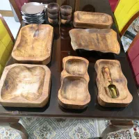میوه خوری آجیل خوری و سرویس کامل پذیرایی چوبی گردو|ظروف سرو و پذیرایی|تهران, افسریه جنوبی|دیوار