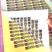برچسب کتاب و مداد برش خورده