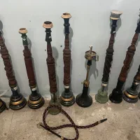 تعداد ۲۸ تا پایه قلیون چوب و یک قلیون کرنو.