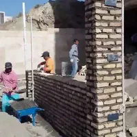 بنایی سفت کاری سنگ چینی بلوک آجر سفال و سیمان کاری