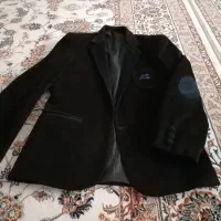 کت مشکی مخمل کوب
