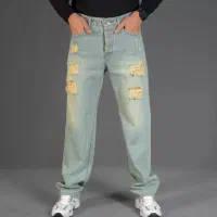 شلوار جین مردانه بگ آبی