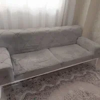 مبل هفت نفره طوسی سبز|مبلمان خانگی و میز عسلی|تهران, فلاح|دیوار