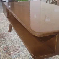 میز جلو مبلی چوب بسیار تمیز