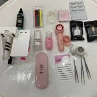 وسایل اکستشن مژه در حد نو