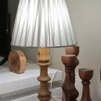 آباژور دست ساز چوبی