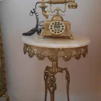 میز تلفن برنز|صنایع دستی و سایر لوازم تزئینی|کبودرآهنگ, |دیوار