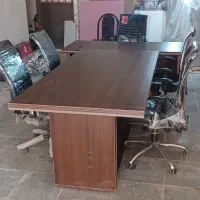 ۲ عدد میزمدیریت و کنفرانس با ۵عدد صندلی|دفتر کار|کرمانشاه, |دیوار