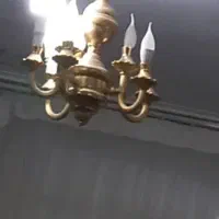 لوستر طلایی قدیمی