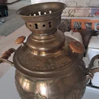 سماور زغالی برنجی اصل سالم وشیک|سماور، چای‌ساز، قهوه‌ساز|تهران, حکیمیه|دیوار
