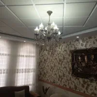 لوستر ۸ شاخه برنز|لوستر و چراغ آویز|کامیاران, |دیوار