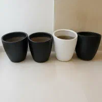 گلدان سفالی بزرگ ۵۰ تا۶۰ سانت (۴ عدد سالم)