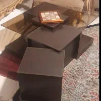 مبل راحتی ترکیه مدل قایقی بعلاوه جلومبلی میزMDF|مبلمان خانگی و میز عسلی|تبریز, |دیوار