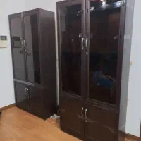 کتابخانه چوبی تمیز ۲ عدد|کتابخانه، شلف، قفسههای دیواری|تهران, شهران شمالی|دیوار