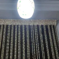 پرده ریسه ای کارکرده شسته شده تمیز و سالم|پرده، رانر، رومیزی|تهران, کیانشهر|دیوار