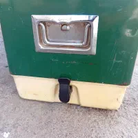 کلمن یخدان یخچال آمریکا آمریکایی قدیمی عتیقه فلزی|یخچال و فریزر|اصفهان, شیخ اشراق|دیوار