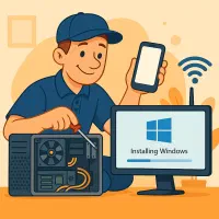 خدمات فوری در محل کامپیوتری،اینترنت،موبایل